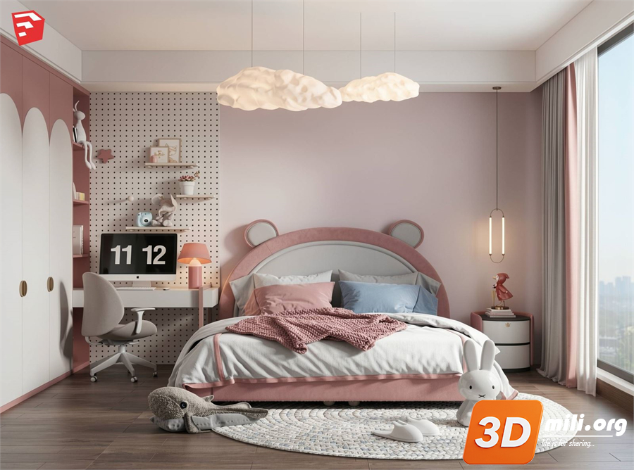 Children Room Scenes Skp FIles 